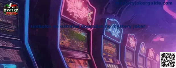 Símbolos de estrelas douradas no mystery joker