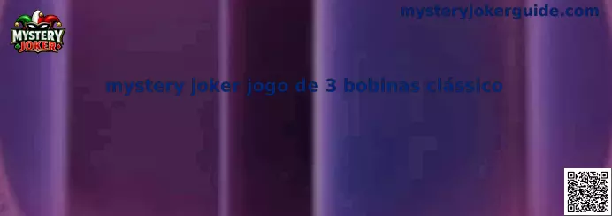 Mystery Joker Jogo de 3 Bobinas Clássico